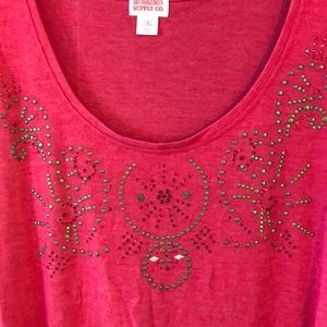 LAST CHANCE •Mossimo• Embellished Loose Tee